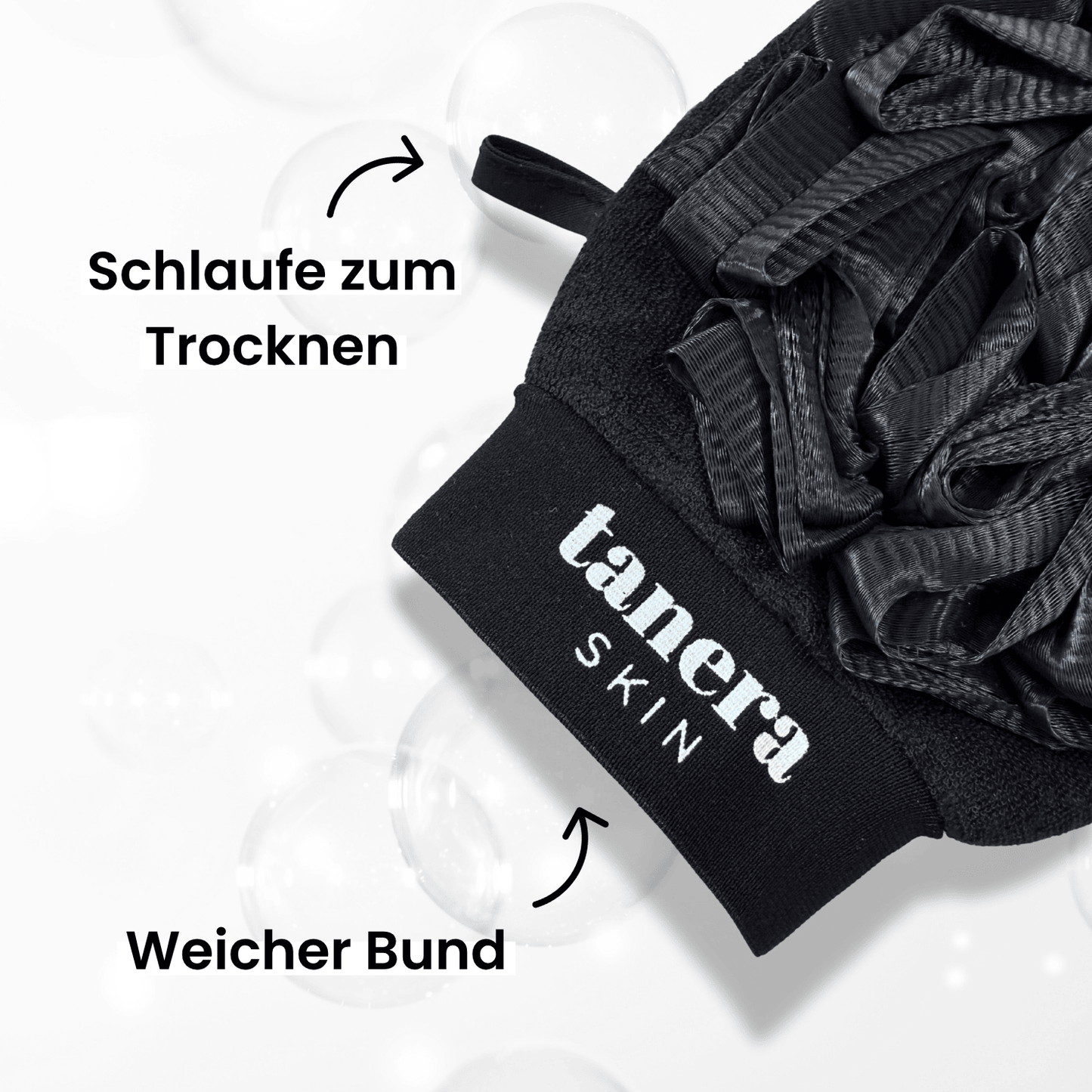 2-in-1 Loofah Peeling Handschuh