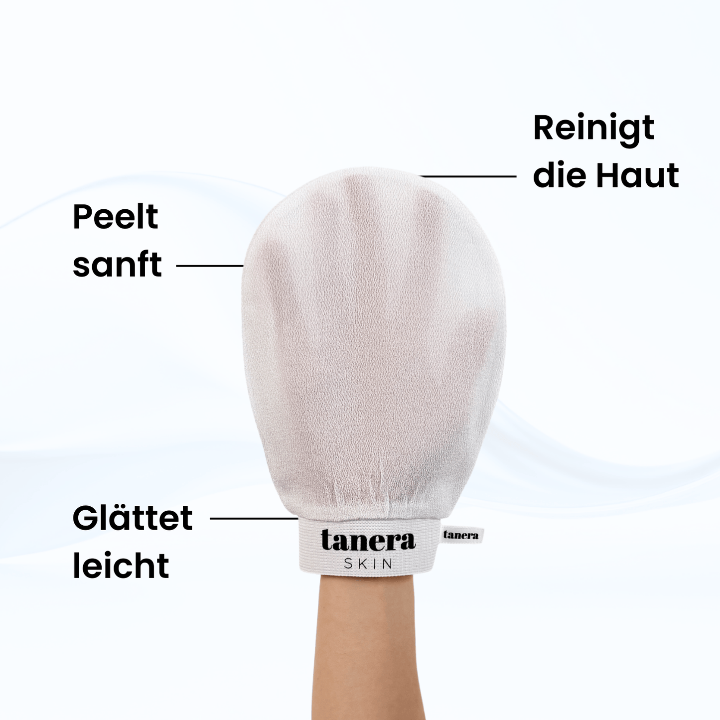 Sensitive Peeling Handschuh