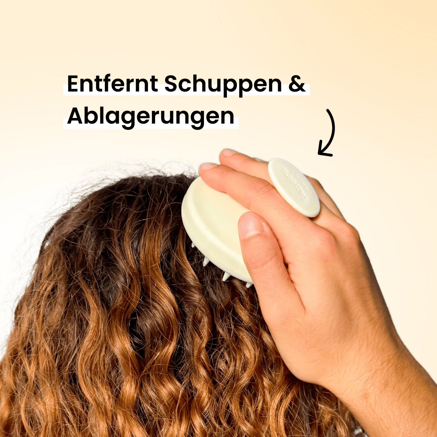 2EASY Scalp Brush – Kopfhaut-Massagebürste Aus Weizenstroh & Silikon, Biologisch Abbaubar, Rosa