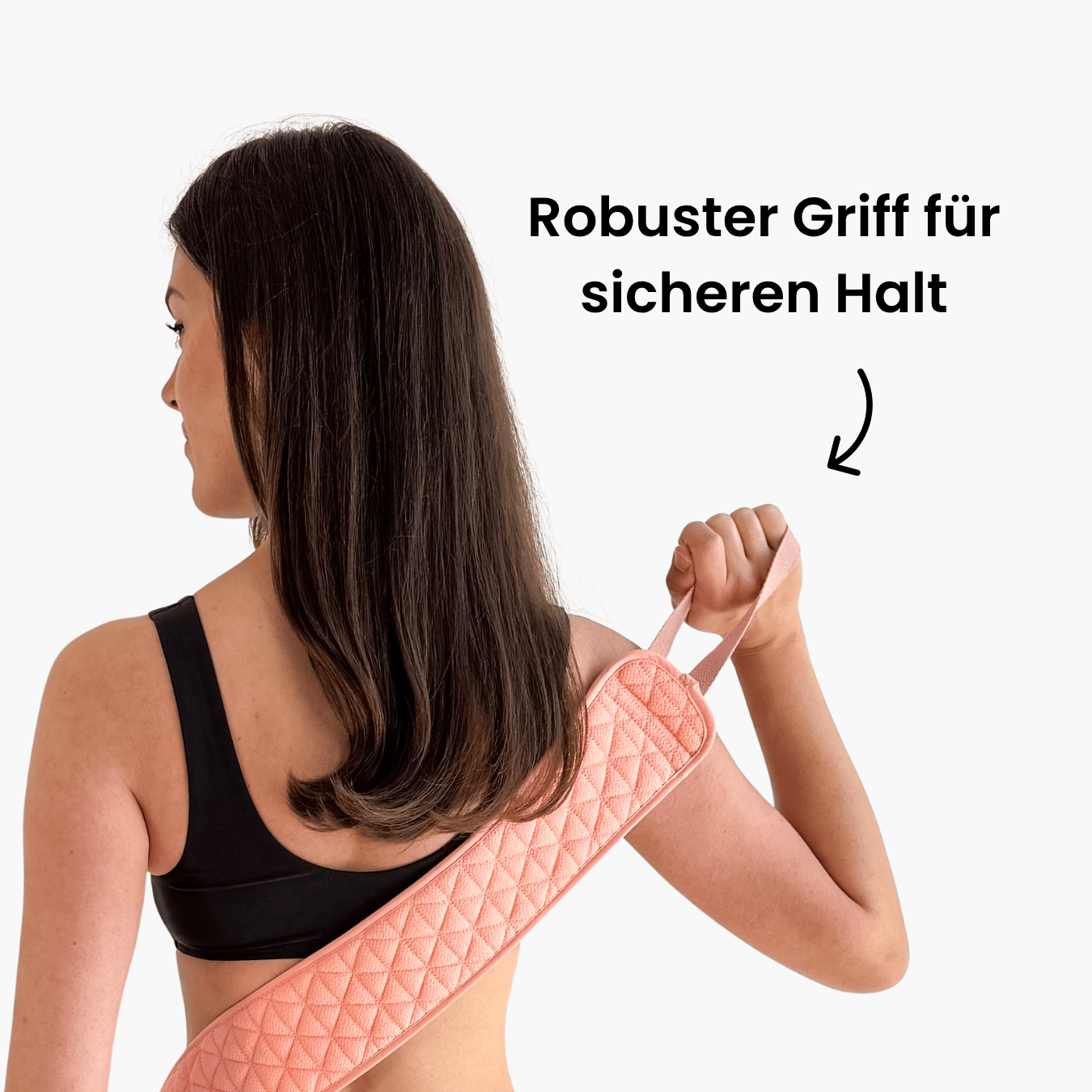 Aquis Peeling-Leinen-Rückenschrubber – Mit Luffa-Fasern & Weicher Seite, Für Tiefe Reinigung