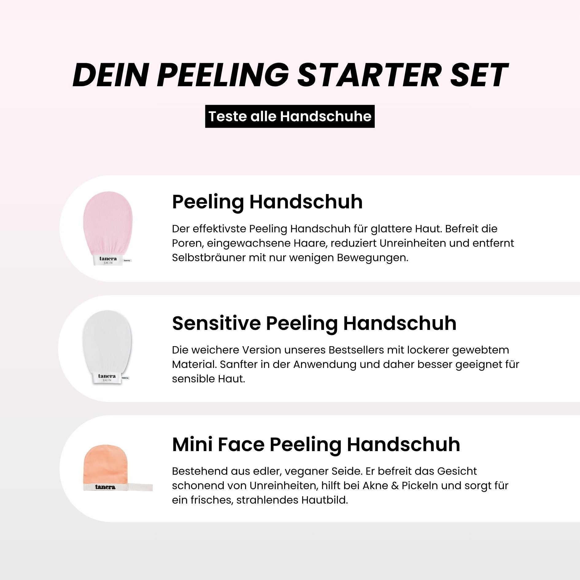 Peeling Starter Set – Tanera Skin