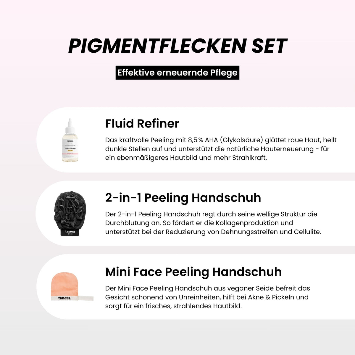 Pigmentflecken Set