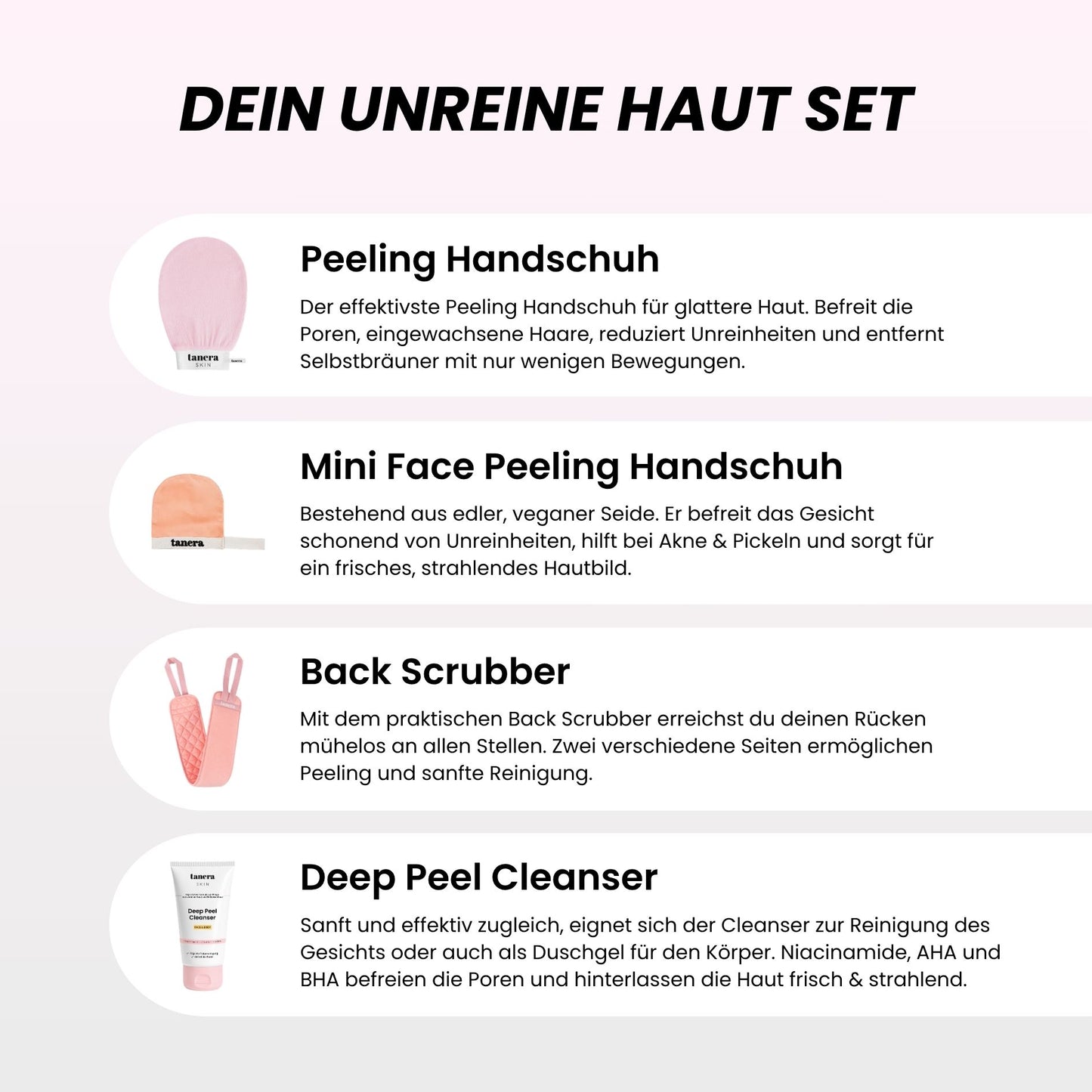 Unreine Haut Set